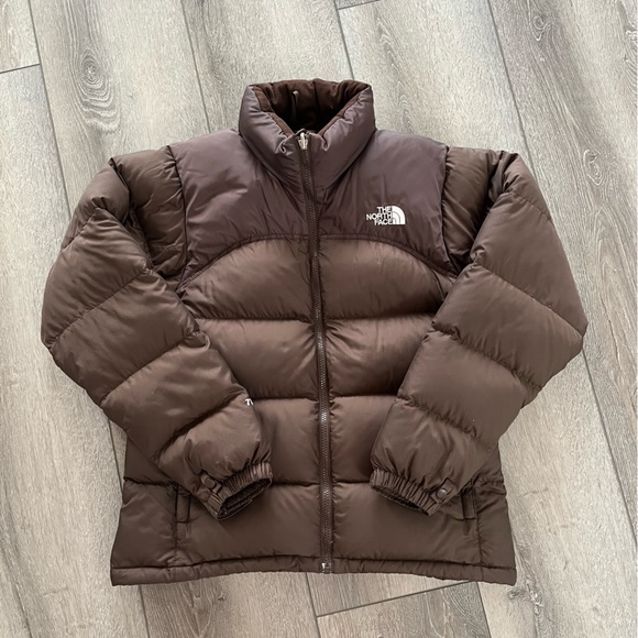 The North Face Y2K Brown 700 Down Puffer Coat Jacket Medium - Picture 2 of 13